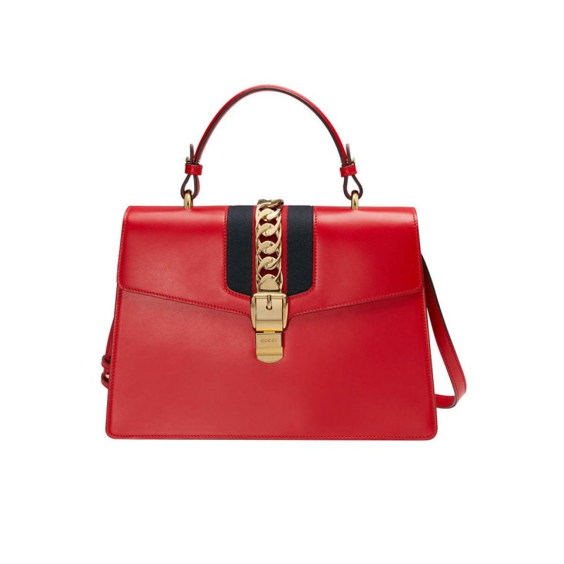 Gucci Sylvie Medium Top Handle Bag 431665