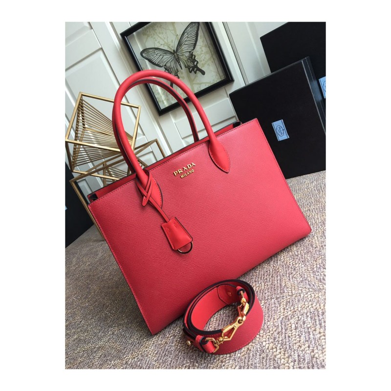 Prada Saffiano Leather Bibliothèque Bag PR153