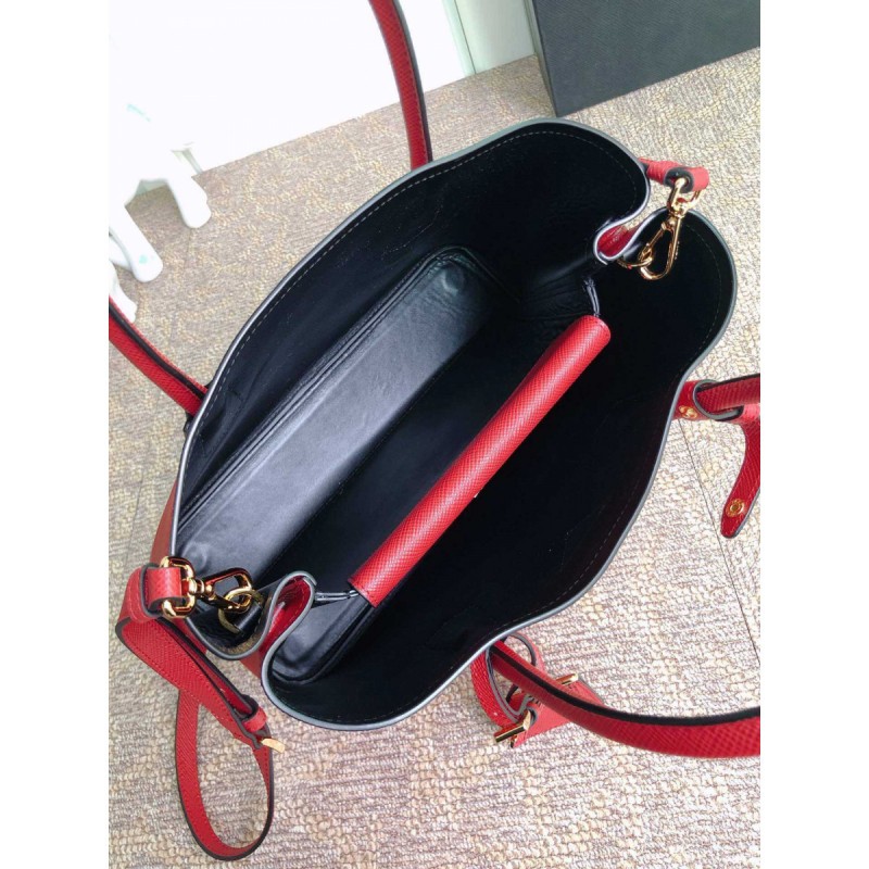 Prada Saffiano Leather Double Bag 1BG775