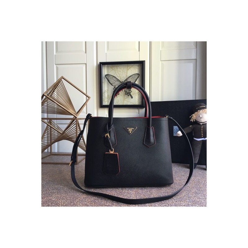 Prada Saffiano Leather Double Bag 1BG775