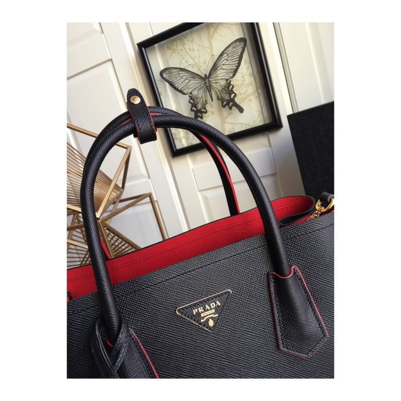 Prada Saffiano Leather Double Bag 1BG775