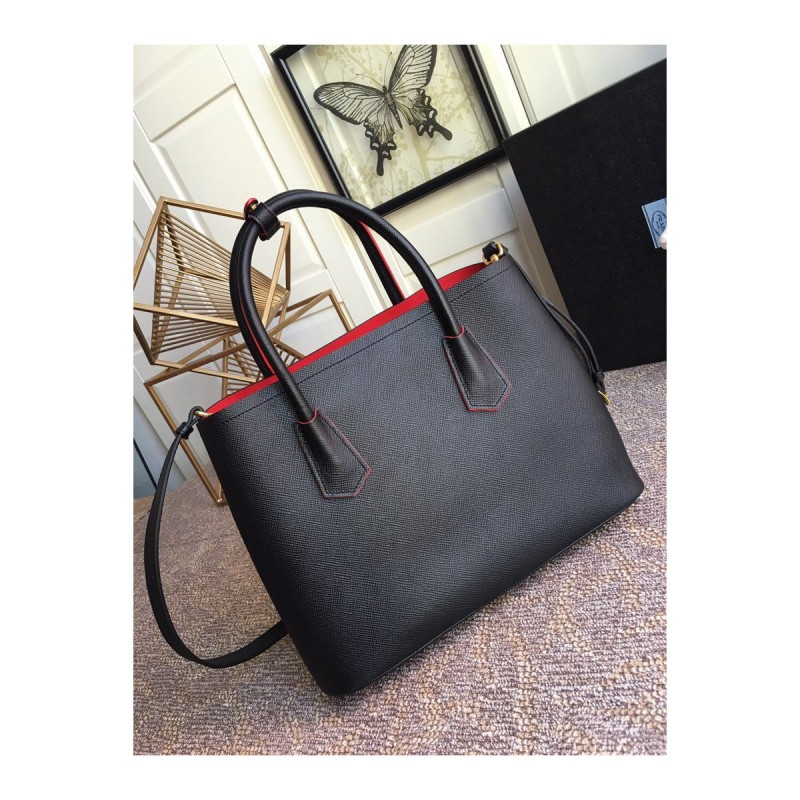 Prada Saffiano Leather Double Bag 1BG775