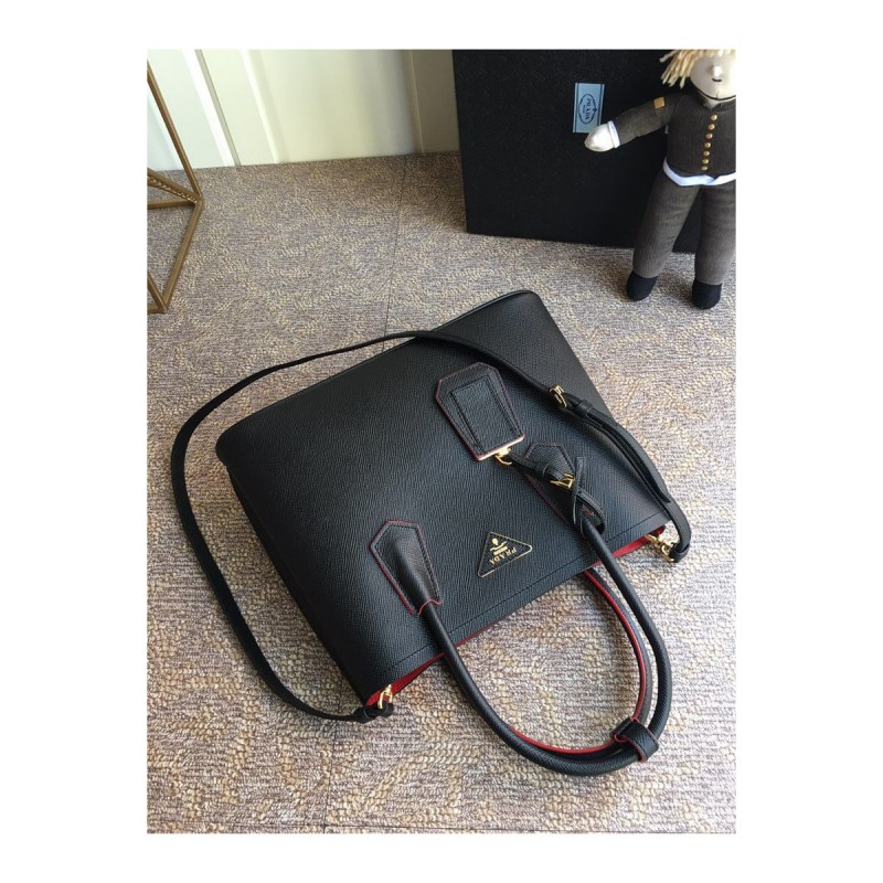 Prada Saffiano Leather Double Bag 1BG775