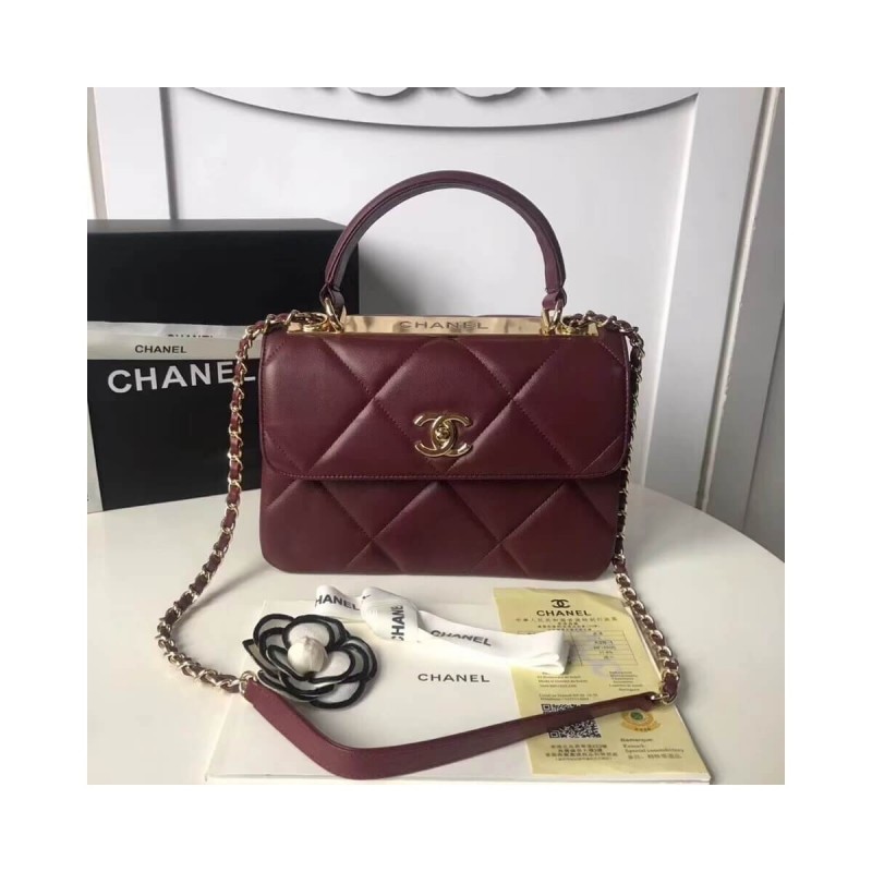 Chanel Small Flap Bag With Top Handle A92236