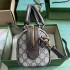 Gucci Ophidia GG mini top handle bag in beige and ebony canvas 772053 96IWG 8745