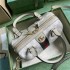 Gucci Ophidia GG mini top handle bag in beige and white canvas 772053 UULAG 9682