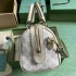 Gucci Ophidia GG small top handle bag in beige and blue canvas 772061 UULAG 9682