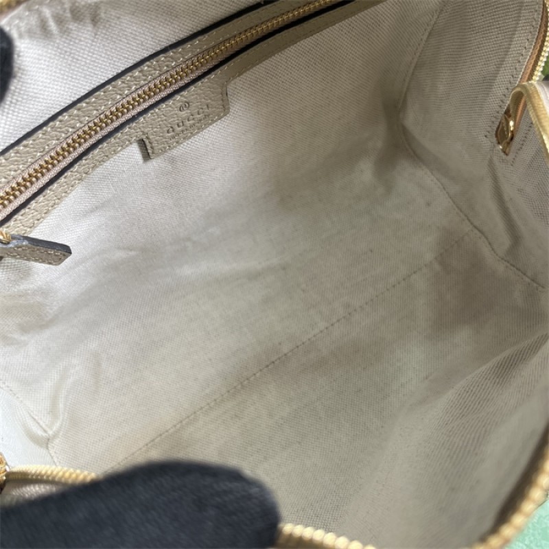 Gucci Ophidia GG small top handle bag in beige and blue canvas 772061 UULAG 9682