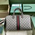 Gucci Ophidia GG medium top handle bag in Beige and ebony GG Supreme canvas 772065 96IWG 8745