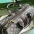 Gucci Ophidia GG medium top handle bag in Beige and ebony GG Supreme canvas 772065 96IWG 8745