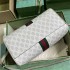 Gucci Ophidia GG medium top handle bag in Beige and white GG Supreme canvas 772065 UULAG 9682