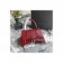 Balenciaga Hourglass S Croc-Effect Leather Tote