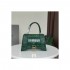 Balenciaga Hourglass S Croc-Effect Leather Tote