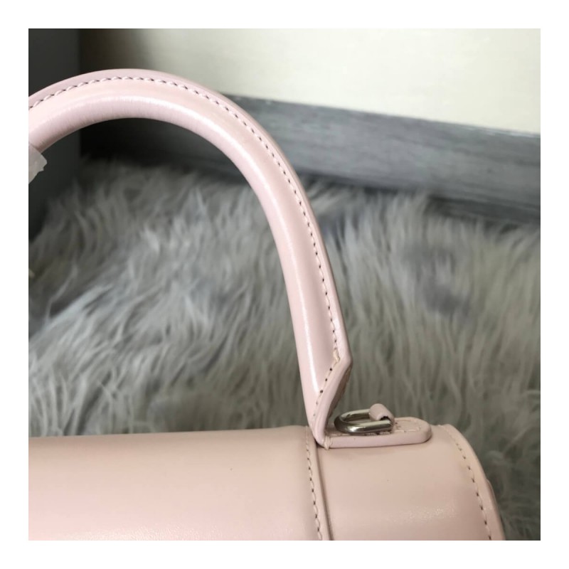 Balenciaga Hourglass S Shiny Box Calfskin Tote