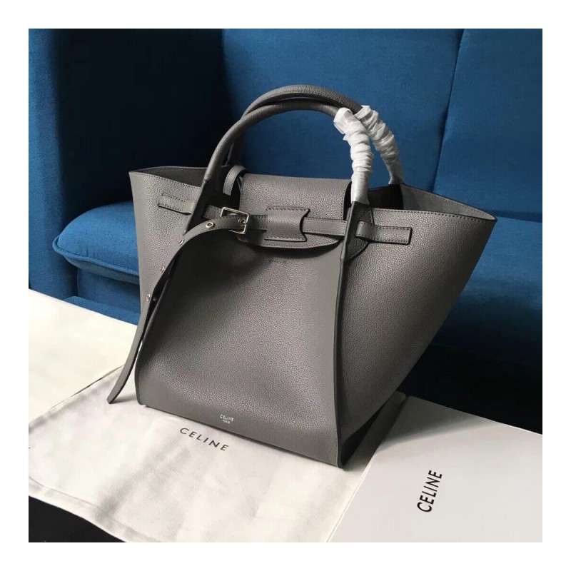 Celine Small Big Bag With Long Strap In Supple Grained Calfskin 189313