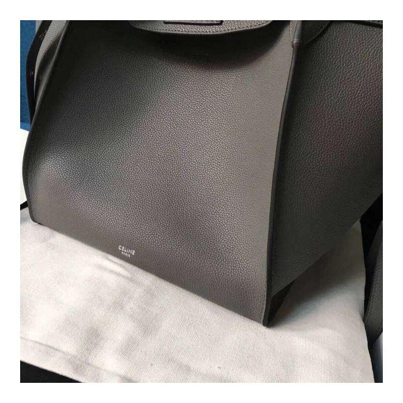 Celine Small Big Bag With Long Strap In Supple Grained Calfskin 189313
