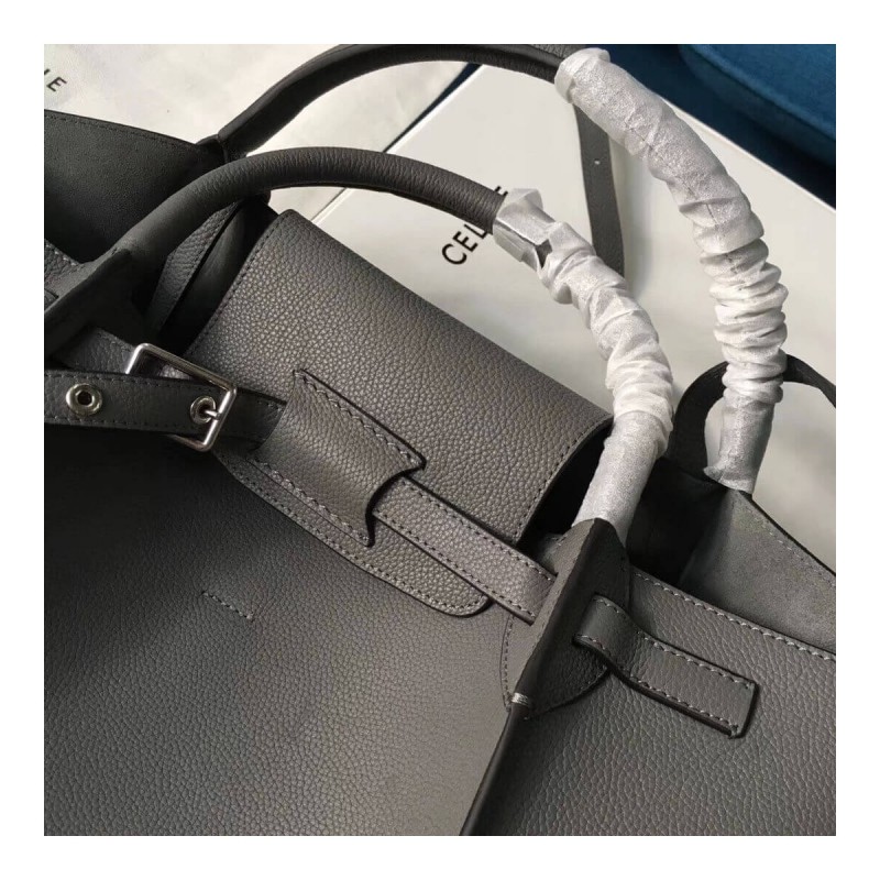 Celine Small Big Bag With Long Strap In Supple Grained Calfskin 189313