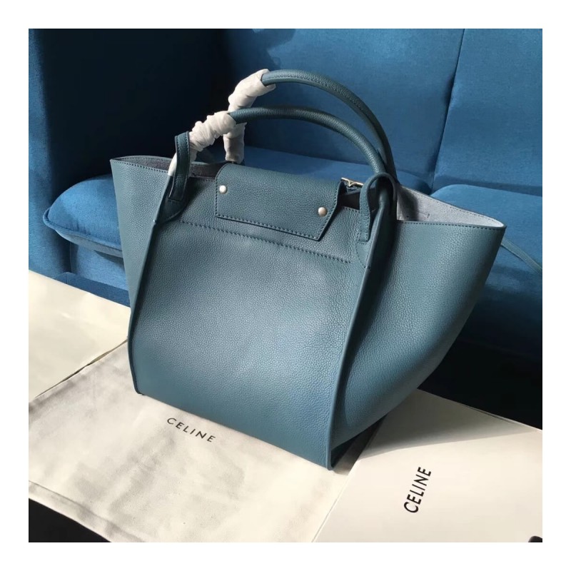 Celine Small Big Bag With Long Strap In Supple Grained Calfskin 189313
