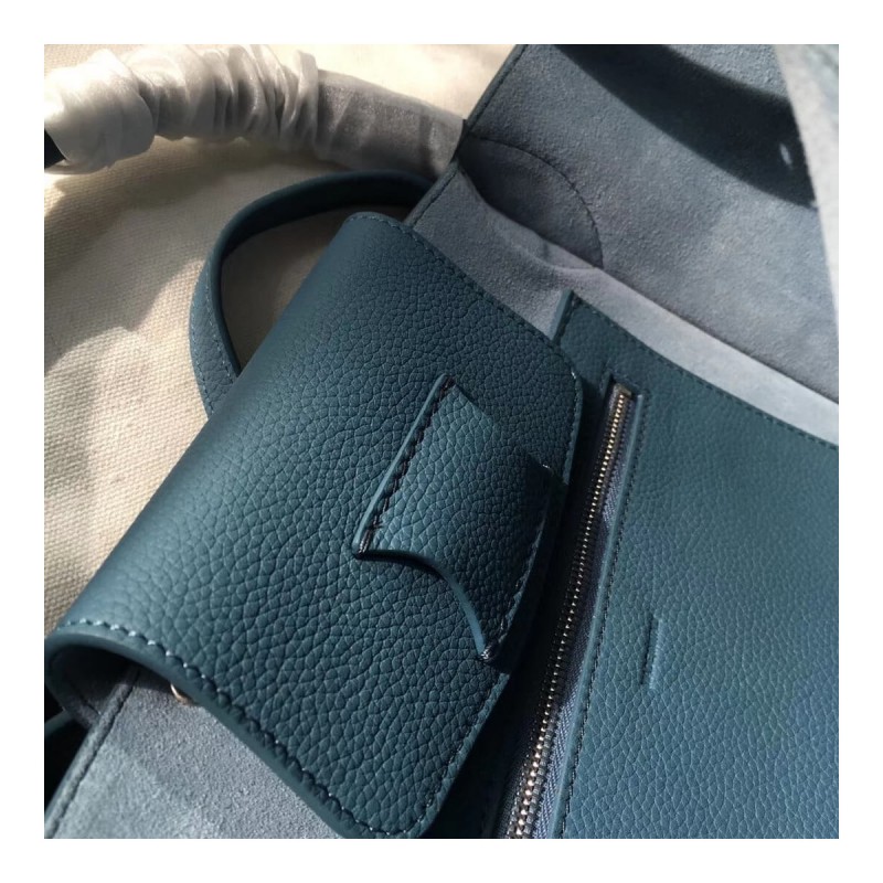 Celine Small Big Bag With Long Strap In Supple Grained Calfskin 189313