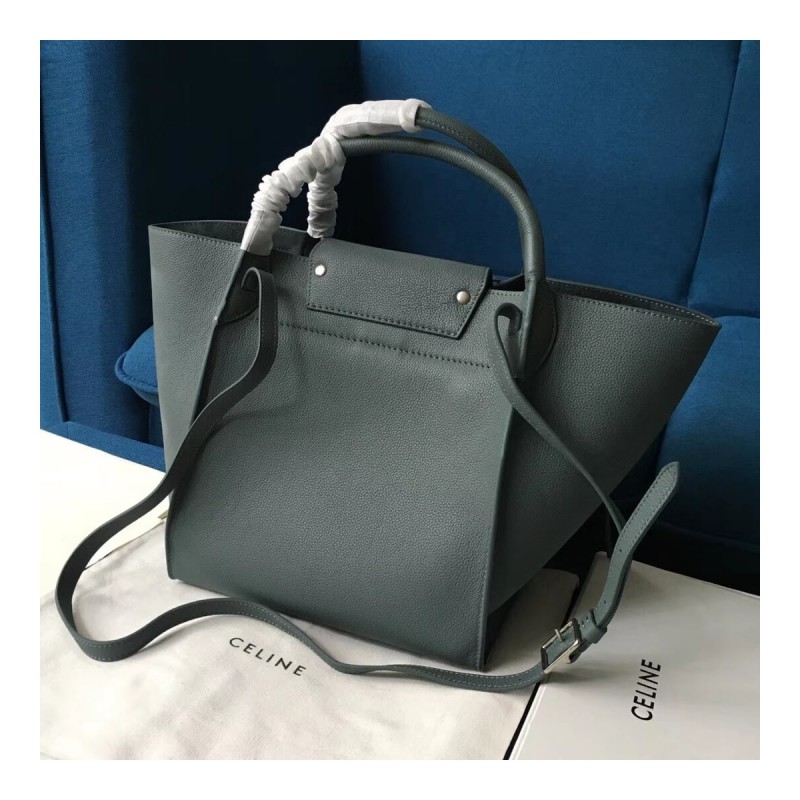 Celine Small Big Bag With Long Strap In Supple Grained Calfskin 189313