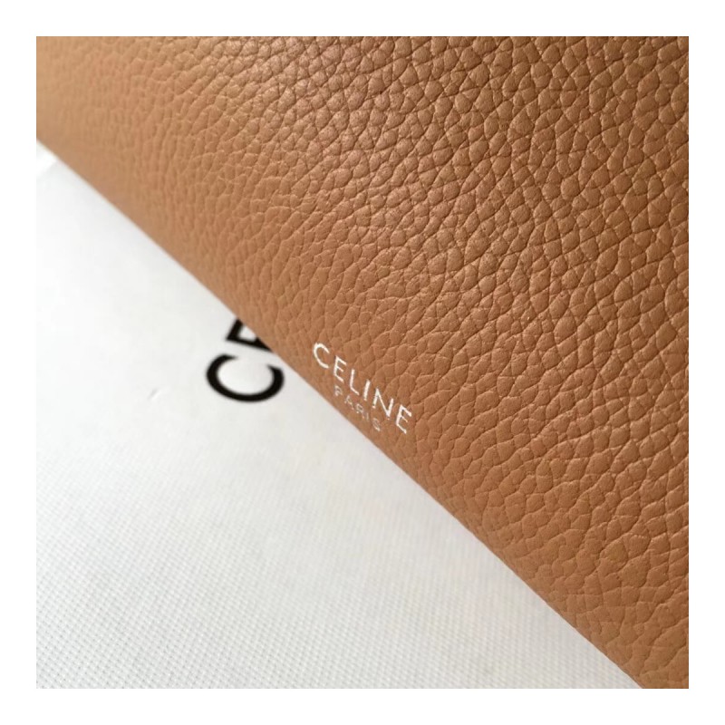 Celine Small Big Bag With Long Strap In Supple Grained Calfskin 189313