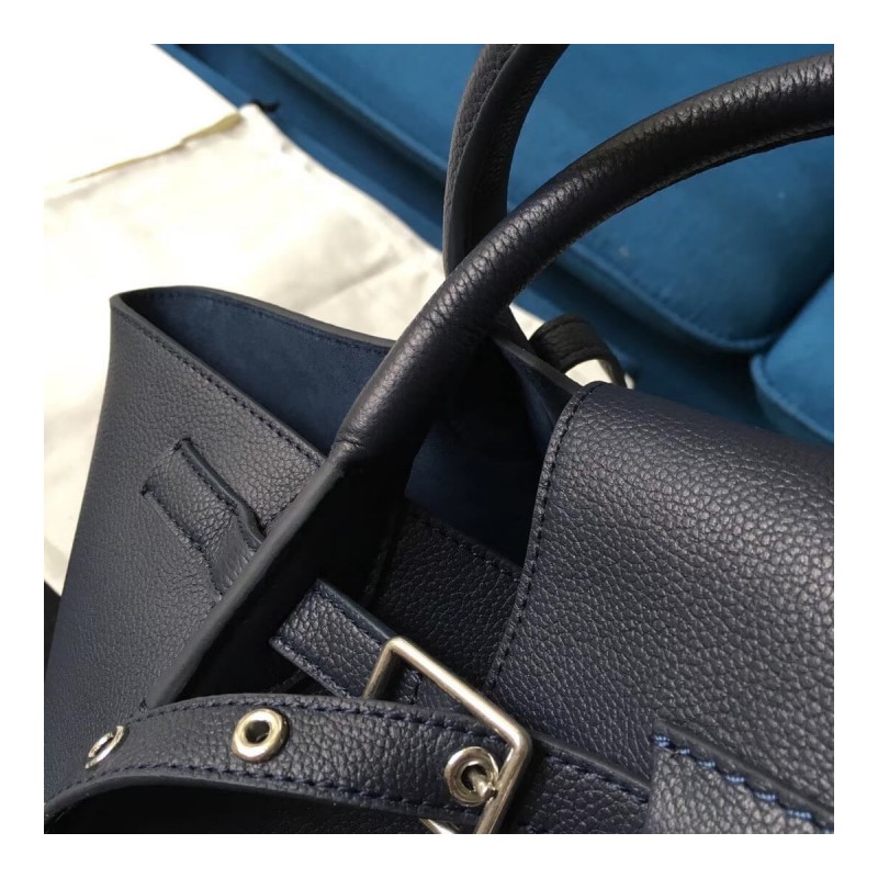 Celine Small Big Bag With Long Strap In Supple Grained Calfskin 189313
