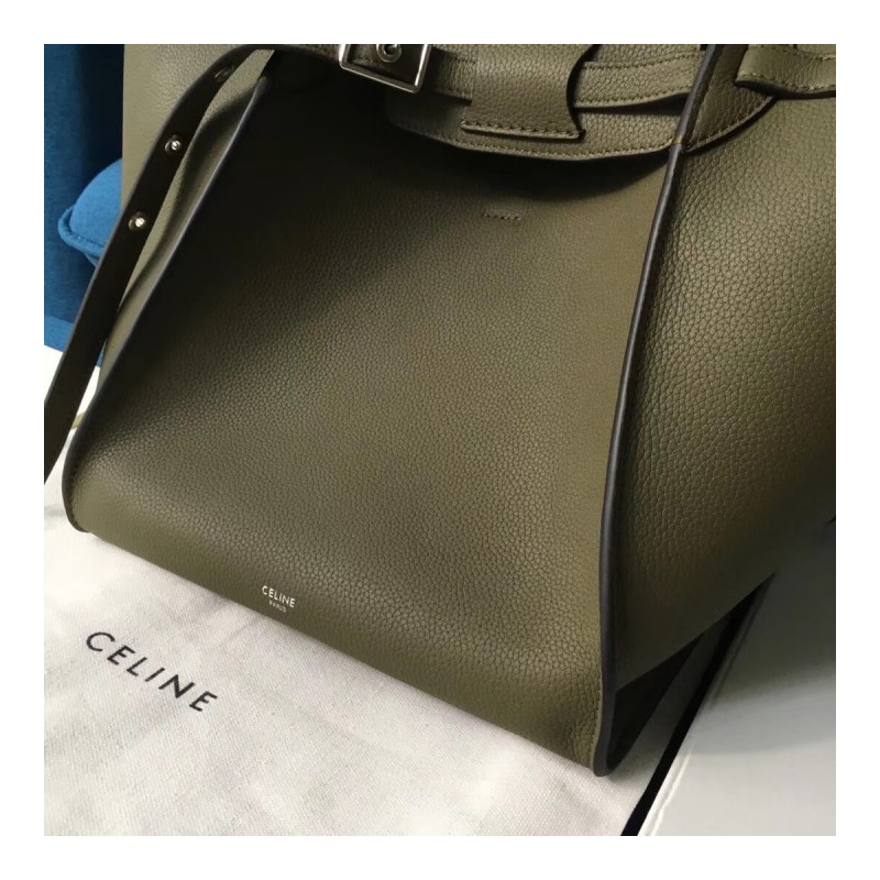 Celine Small Big Bag With Long Strap In Supple Grained Calfskin 189313