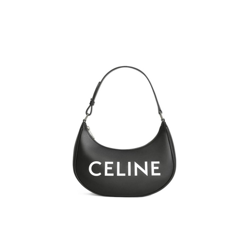Celine Ava Bag In Smooth Calfskin With Celine Print 193953