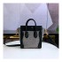 Celine Nano Luggage Bag In Tweed And Smooth Calfskin 189242