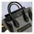Celine Nano Luggage Bag In Tweed And Smooth Calfskin 189242