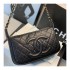 Chanel Grained Leather Hobo Bag B01960