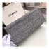 Chanel Deauville Tote 38cm Canvas Bag A66941 Charcoal Jacquard
