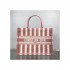 Dior Small Book Tote D-Stripes Embroidery M1296