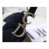 Christian Dior Saddle 20cm Shoulder Bag with Crystals Velvet M8044