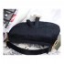 Christian Dior Saddle 20cm Shoulder Bag with Crystals Velvet M8044