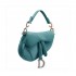 Christian Dior Saddle 20cm Shoulder Bag with Crystals Velvet M8044