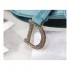 Christian Dior Saddle 20cm Shoulder Bag with Crystals Velvet M8044