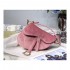 Christian Dior Saddle 20cm Shoulder Bag with Crystals Velvet M8044