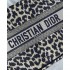 Dior Small Book Tote Ricamo Mizza Beige Multicolore M1296