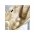 Dior Book Tote Beige Stripes Embroidery M1286