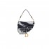 Dior Saddle Bag Blue Multicolor Tie &amp; Dior Embroidery M0446