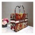 Christian Dior Book Tote Multicolor Phoenix Embroidery M1286