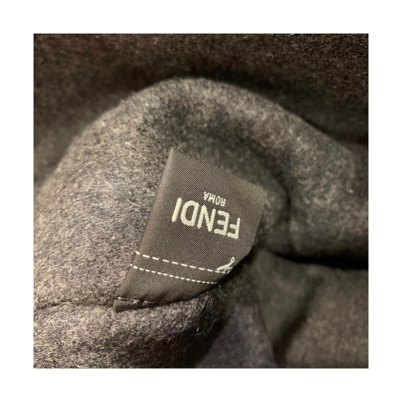 Fendi Logo Wool Shopper 8BH379