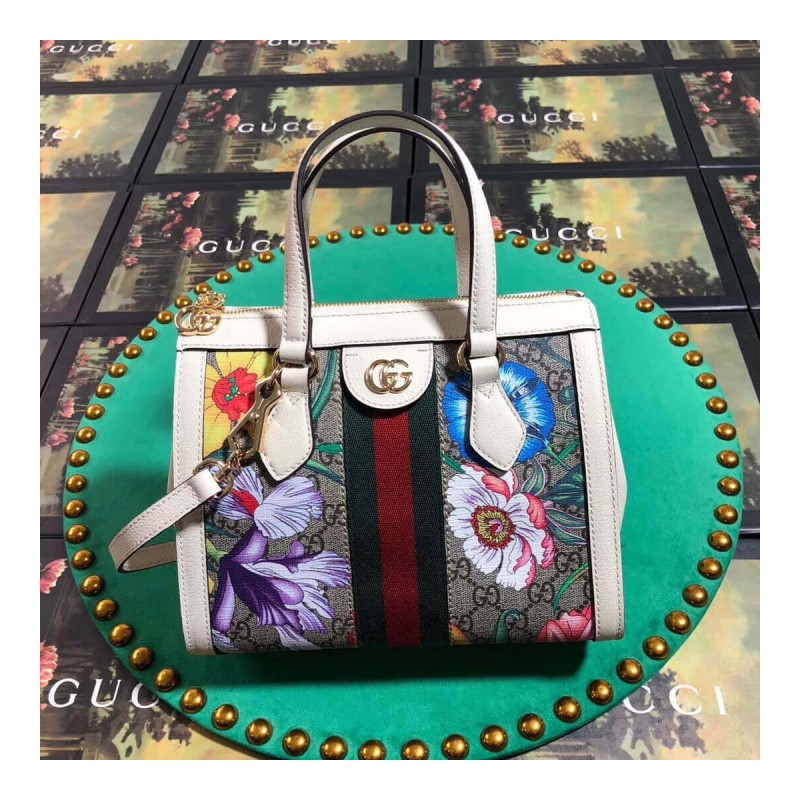 Gucci Ophidia GG Flora Small Tote Bag 547551