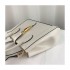 Gucci Jackie 1961 Medium Tote Bag in White Leather 649016