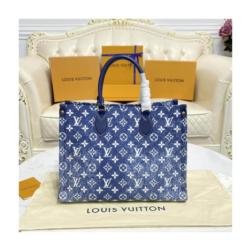 Louis Vuitton Monogram Jacquard Denim OnTheGo GM M59608