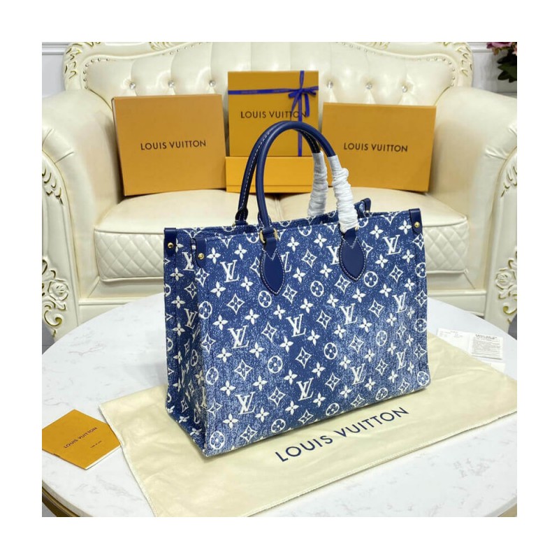 Louis Vuitton Monogram Jacquard Denim OnTheGo GM M59608