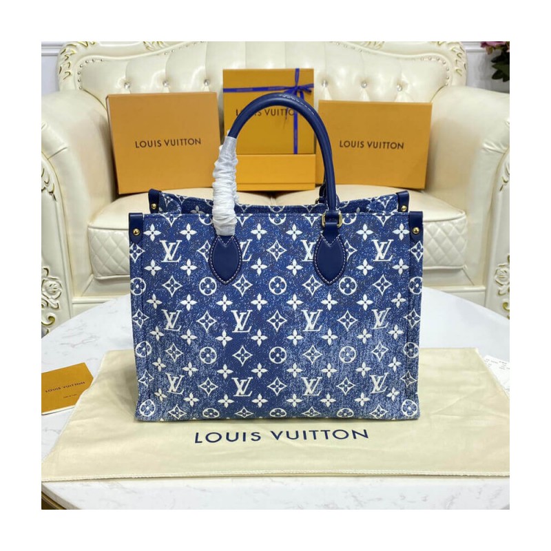 Louis Vuitton Monogram Jacquard Denim OnTheGo GM M59608
