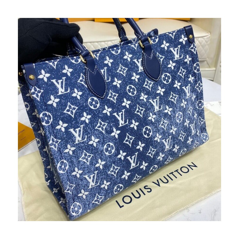 Louis Vuitton Monogram Jacquard Denim OnTheGo GM M59608