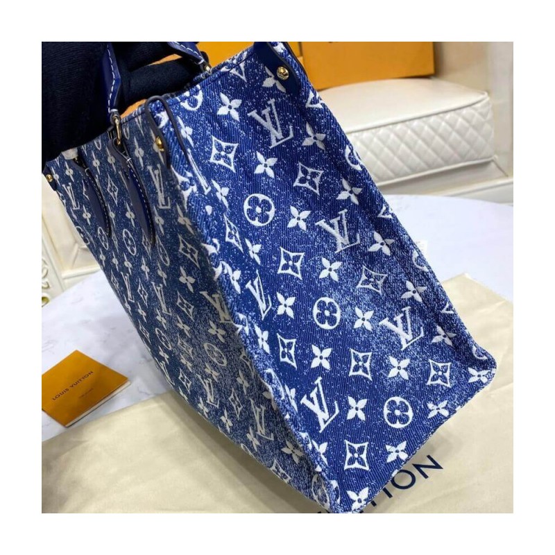 Louis Vuitton Monogram Jacquard Denim OnTheGo GM M59608